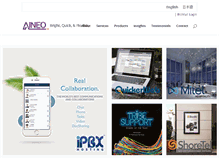 Tablet Screenshot of aineo.com
